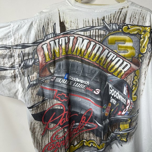Vintage 90's Dale Earnhardt #3 Intimidator Shirt Men's XL - Picture 5 of 7